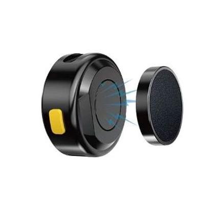 Imagem de Microfone De Lapela Sem fio Profissional Duplo Tipo C Premium Redondo Micro Wireless