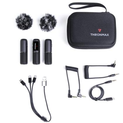 Imagem de Microfone de Lapela Sem Fio Profissional Thronmax Space 2,4Ghz