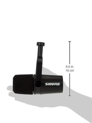 SHURE MV7X PODCAST その他セット SHURE MV7X スタンド・ケーブルセット ポッドキャスト用マイクロホン