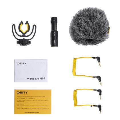Imagem de Microfone de vídeo Deity V-Mic D4 Mini 20 mph Wind Rating