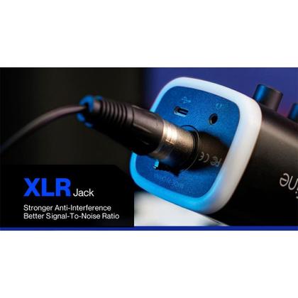 Imagem de Microfone Dinâmico Gamer Fifine Ampligame, RGB, Cardióide, USB-C, Anti-Ruído, Para Streaming, Preto - AM8