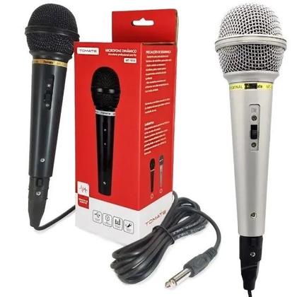 Imagem de Microfone Dinâmico Tomate Com Fio Igreja Karaoke Bar Cabo MT-1018