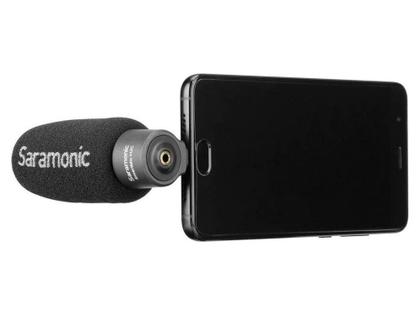Imagem de Microfone direcional compacto smartmic+ uc com conector usb - SARAMONIC