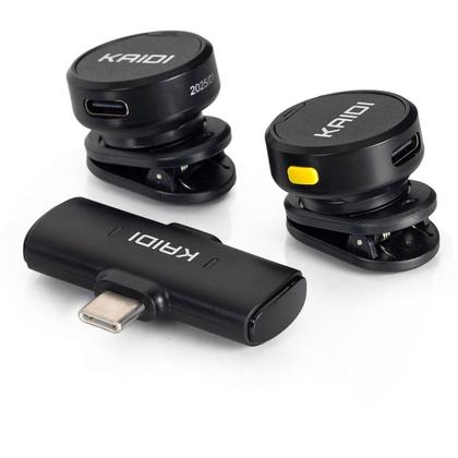 Imagem de Microfone Duplo de Lapela USB-C para Smartphones KMF4-C