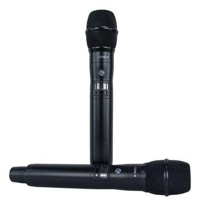 Imagem de Microfone Duplo Kadosh K 2002m Preto Duplo Mão Uhf Profissional