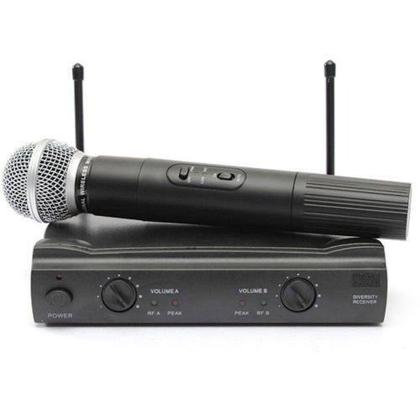 Imagem de Microfone Duplo Sem Fio Uhf Wireless Profissional Le 906