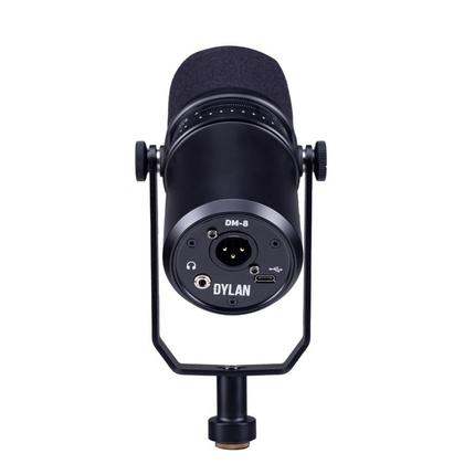 Imagem de Microfone dylan p/ podcast xlr+usbc app ios+android dm-8