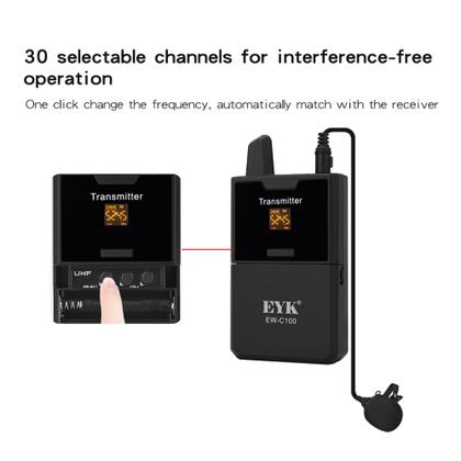 Imagem de Microfone Eyk Ew-c100 Lapela P/ Câmera - Celular E Tablet