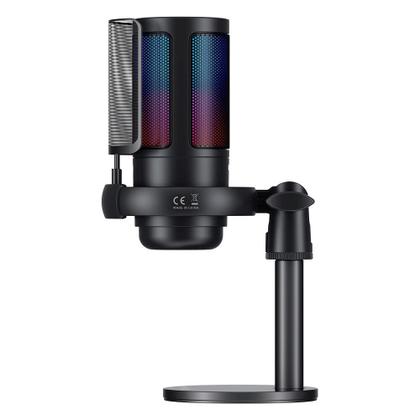 Imagem de Microfone Gamer De Mesa Rise Mode Elite 05, RGB, USB-C, Preto - RM-ME-05-B