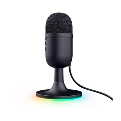 Imagem de Microfone Gamer GXTrust 234 Yunix, RGB, Compacto, Filtro Pop Integrado, Botão de Mudo, USB, Preto - 25372