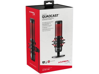 Imagem de Microfone Gamer Profissional HyperX Quadcast