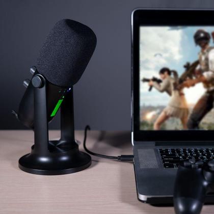Imagem de Microfone Gamer Profissional p/Streamer Valorant,Fortnite Thronmax M2P,LED