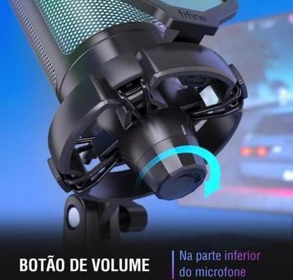 Imagem de Microfone Gamer Rgb Fifine Condensador Multi-Padrão Ampli
