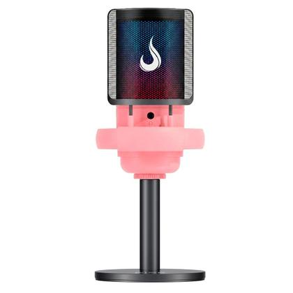 Imagem de Microfone Gamer Rise Mode Elite 05 RGB, USB-C Condensador, Setup Pink, Rosa - RM-ME-05-PK