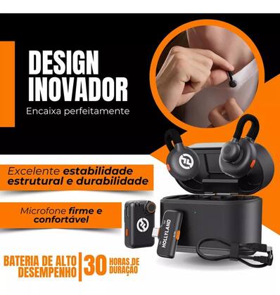 Imagem de Microfone Hollyland Lark M2s Combo Wireless Duo S/fio Lapela
