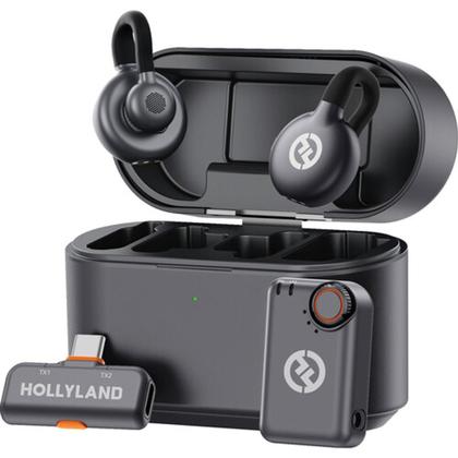 Imagem de Microfone hollyland lark m2s mini combo p/ 2 pessoas sem fio