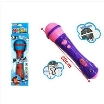 Microfone Infantil Que Sai a Voz e Musical Brinquedo Karaoke Cantor Rock Pop Criança - Nibus Imagem de Microfone Infantil Que Sai a Voz e Musical Brinquedo Karaoke Cantor Rock Pop Criança
