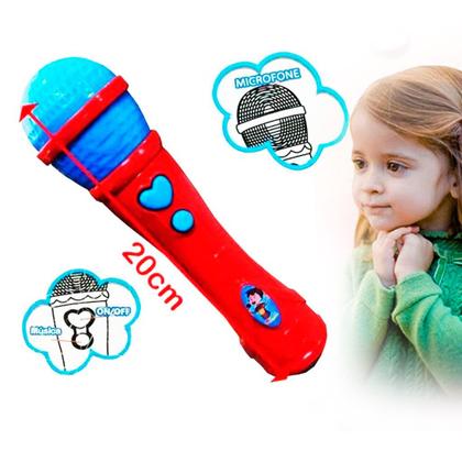 Microfone Infantil Que Sai a Voz e Musical Brinquedo Karaoke Cantor Rock Pop Criança - Nibus Imagem de Microfone Infantil Que Sai a Voz e Musical Brinquedo Karaoke Cantor Rock Pop Criança