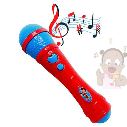 Microfone Infantil Que Sai a Voz e Musical Brinquedo Karaoke Cantor Rock Pop Criança - Nibus Imagem de Microfone Infantil Que Sai a Voz e Musical Brinquedo Karaoke Cantor Rock Pop Criança