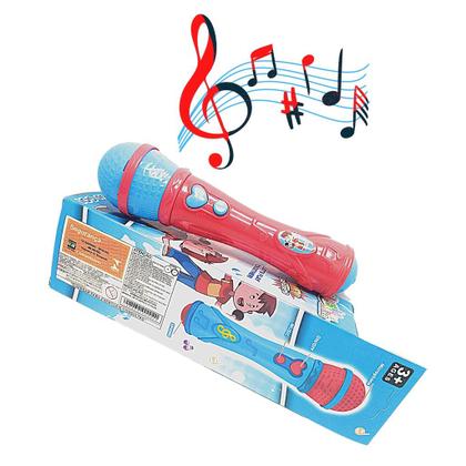 Microfone Infantil Que Sai a Voz e Musical Brinquedo Karaoke Cantor Rock Pop Criança - Nibus Imagem de Microfone Infantil Que Sai a Voz e Musical Brinquedo Karaoke Cantor Rock Pop Criança