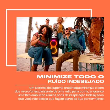 Imagem de Microfone JBL Duplo S/ Fio Wireless JBL Micbr2 Karaokê Party