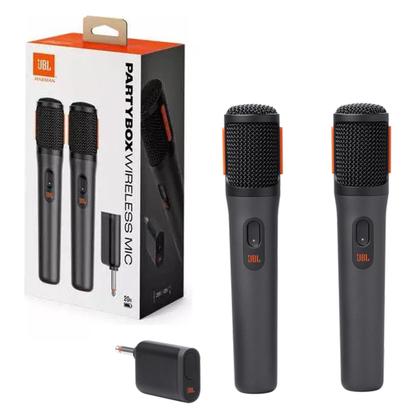Imagem de Microfone JBL Duplo S/ Fio Wireless JBL Micbr2 Karaokê Party