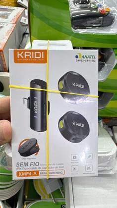 Imagem de Microfone KAIDI KMF4-A: som claro para gravações em iOS