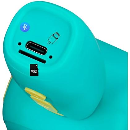 Imagem de Microfone Karaokê Infantil Recarregável C/ Efeito de Voz - Dm Toys