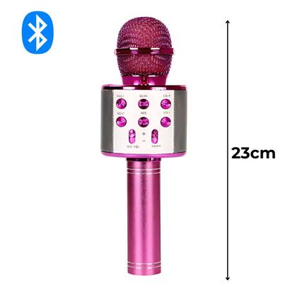 Imagem de Microfone Karaoke Sem Fio Bluetooh Infantil Minimen Mixer