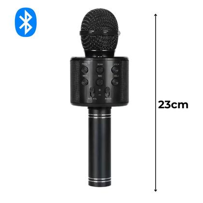 Imagem de Microfone Karaoke Sem Fio Bluetooh Infantil Minimen Mixer