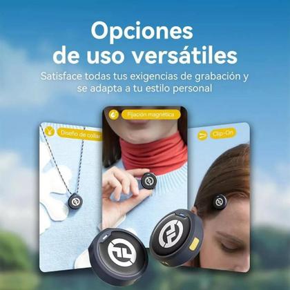 Imagem de Microfone Lapela Duplo Sem Fio Hollyland Lark M2 Combo Preto