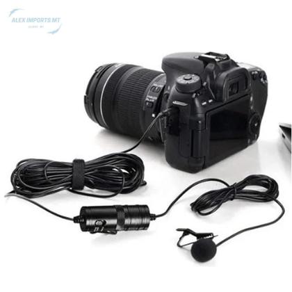 Imagem de Microfone Lapela Para Celular Pc P2 P3 6M Para Youtubers