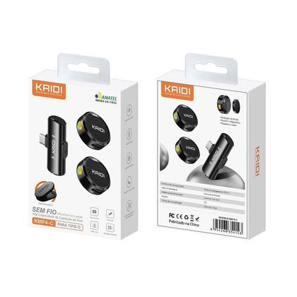 Imagem de Microfone Lapela Sem fio Duplo Wireless Lightning Para Smartphones iPhone