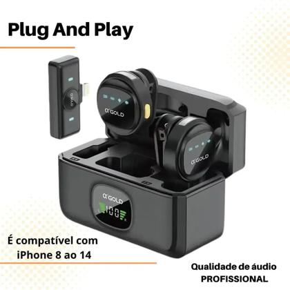 Imagem de Microfone Lapela Sem Fio Microfone Alta Qualidade Anti Ruído