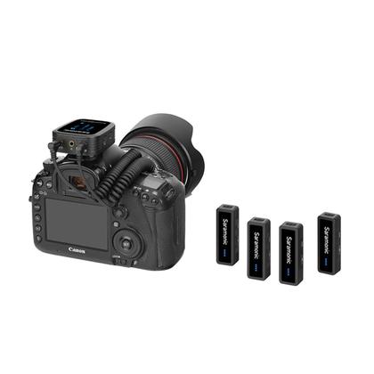 Imagem de Microfone Lapela Sem Fio Quadrúplo Para Câmeras, Computador E Smartphones - Saramonic Blink500 Pro B8