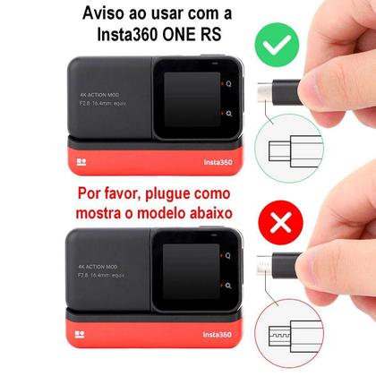Imagem de Microfone Lapela USB-C Insta360 X3/One X2/One R - 60Hz-18kHz