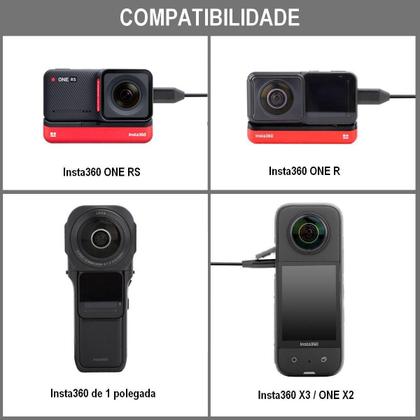 Imagem de Microfone Lapela USB-C Insta360 X3/One X2/One R - 60Hz-18kHz