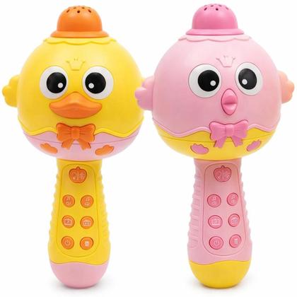 Imagem de Microfone Musical Infantil Interativo com Luzes e Sons Amare
