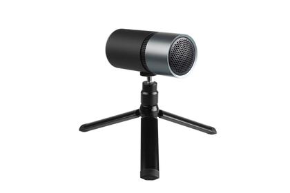 Imagem de Microfone p/ Live,YouTube,2 padrões polares,USB-C,96 KHz,24 bits,c/ suporte