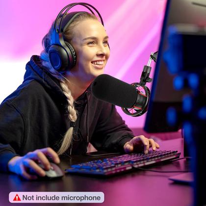 Imagem de Microfone: pára-brisas SUNMON HyperX QuadCast, redução de ruído