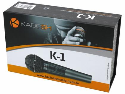 Imagem de Microfone Profissional Dinâmico Com Fio K1 Kadosh C/ Bag Nfe