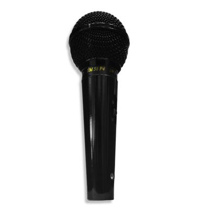 Imagem de Microfone Profissional Dinâmico SM58 P4 PT BRILHANTE - LESON