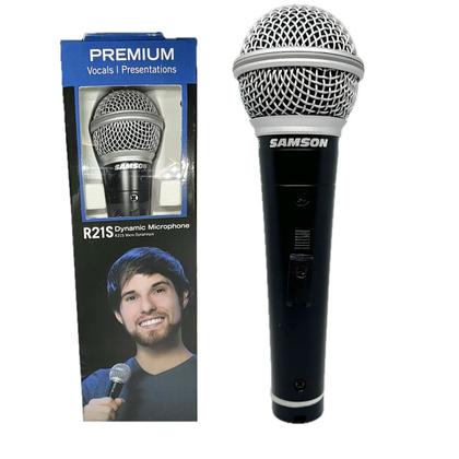 Imagem de Microfone Samson R21S c/ chave On-Off + Cabo P10 XLR 3,5m