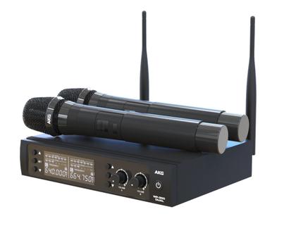 Imagem de Microfone sem fio akg wp 300 mão duplo digital 200 canais