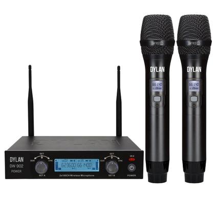 Imagem de Microfone sem fio duplo Dylan DW - 902 POWER