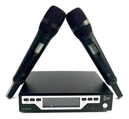 Imagem de Microfone Sem Fio Dylan D8000s Duplo UHF Dinâmico Cardióide Profissional