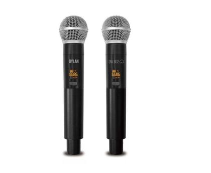 Imagem de Microfone sem fio dylan dw 602 max uhf duplo de mão