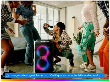 Imagem de Microfone Sem Fio JBL PartyBox Wireless Mic, Kit com 2 Unidades, Conexão UHF - 28913769
