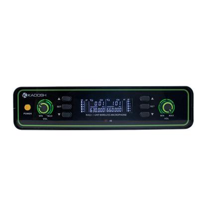 Imagem de Microfone sem fio Kadosh K422m UHF Anatel Profissional