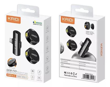 Imagem de Microfone Sem Fio KMF4-C para Android Type-C